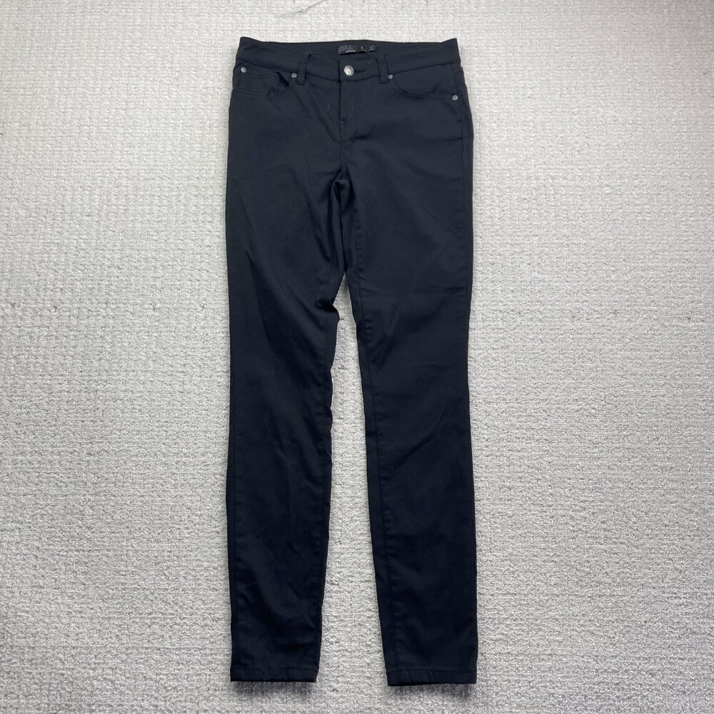 Prana Casual Pants Black Womens Size 6 Minimalist Lightweight stretch Skinny